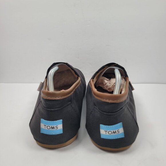 Toms Alpargata Men's Black Slip-On Shoes US Size 13 NWOT - Picture 4 of 8